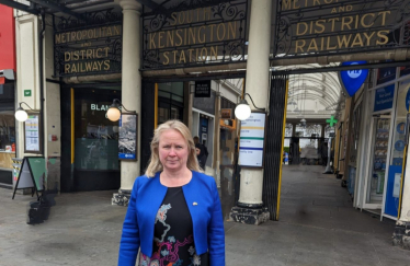 Felicity Buchan MP, South Kensington Station